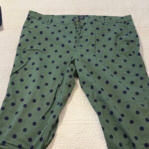 J.Crew Olive High-Rise Girlfriend Chino